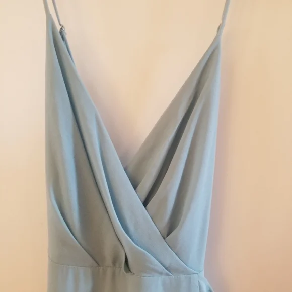 ASTR the label Sleeveless Surplice V-Neck Holland Ruffled maxi dress size XS - Picture 4 of 7